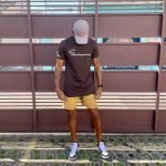 CAMISETA LONG MARROM