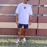 CAMISETA BRANCA OVERSIZED ESTRELA